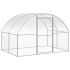 Gallinero de exterior de acero galvanizado 3x2x2