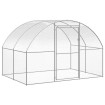 Gallinero de exterior de acero galvanizado 3x2x2 m