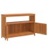 Mesa consola de jardín madera maciza acacia 110x35x75