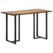 Mesa de comedor de madera maciza de mango rugosa 120 cm