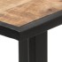 Mesa de comedor de madera maciza de mango rugosa 120