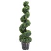 Planta espiral de Boj artificial con macetero verde 117 cm