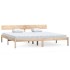 Estructura de cama madera maciza de pino 180x200