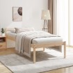 Cama de personas mayores madera maciza de pino 75x190 cm