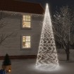 Árbol de Navidad con pincho 3000 LED blanco frío 800 cm