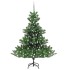 Árbol de Navidad abeto Nordmann con LEDs y bolas verde 240