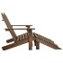 Otomana Adirondack de jardín 2 plazas madera de abeto