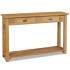 Mesa consola de madera de teca maciza 120x30x80