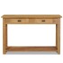 Mesa consola de madera de teca maciza 120x30x80