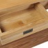 Mesa consola de madera de teca maciza 120x30x80