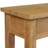 Mesa consola de madera de teca maciza 120x30x80