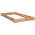 Estructura de cama de madera maciza de roble 90x200