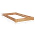 Estructura de cama de madera maciza de roble 90x200