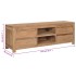 Mueble para TV de teca maciza 115x30x40