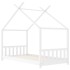 Estructura de cama infantil madera maciza pino blanco 70x140