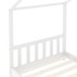 Estructura de cama infantil madera maciza pino blanco 70x140