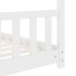 Estructura de cama infantil madera maciza pino blanco 70x140