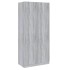 Armario madera contrachapada gris Sonoma 90x52x200