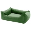 Madison Cama para perros Velvet verde 80x67x22 cm