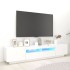 Mueble para TV con luces LED blanco 200x35x40