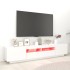 Mueble para TV con luces LED blanco 200x35x40