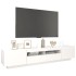 Mueble para TV con luces LED blanco 200x35x40