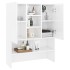 Mueble de lavadora blanco