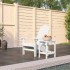 Silla de jardín Adirondack con mesa HDPE