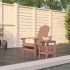 Silla de jardín Adirondack con mesa HDPE