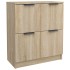 Aparadores 2 uds madera contrachapada roble Sonoma 60x30x70