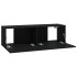 Muebles de TV 4 piezas negro 100x30x30