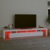 Mueble de TV con luces LED blanco 260x36,5x40