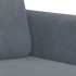 Sillón de terciopelo gris oscuro 60