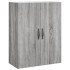 Aparador alto madera contrachapada gris sonoma 69,5x34x180