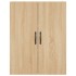 Aparador alto madera contrachapada color roble 69,5x34x180