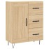 Aparador alto madera contrachapada color roble 69,5x34x180