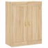 Aparador alto madera contrachapada color roble 69,5x34x180