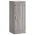 Aparador alto madera contrachapada gris Sonoma 34,5x34x180