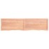 Tablero mesa madera roble tratada marrón claro 200x50x(2-4)