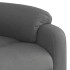 Sillón de masaje reclinable de tela gris