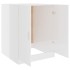 Armario de lavadora blanco brillante 71x71,5x91,5