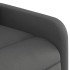 Sillón de masaje reclinable de tela gris