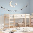 Cama alta de niños con escalera madera maciza pino 90x200 cm