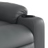 Sillón de masaje reclinable eléctrico cuero sintético