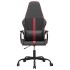 Silla gaming con masaje cuero sintético rojo tinto y