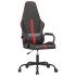 Silla gaming con masaje cuero sintético rojo y