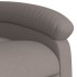 Sillón reclinable de masaje elevable tela gris