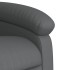 Sillón reclinable eléctrico de cuero sintético