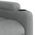 Sillón reclinable de masaje eléctrico tela gris