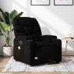 Sillón reclinable de masaje eléctrico tela negro